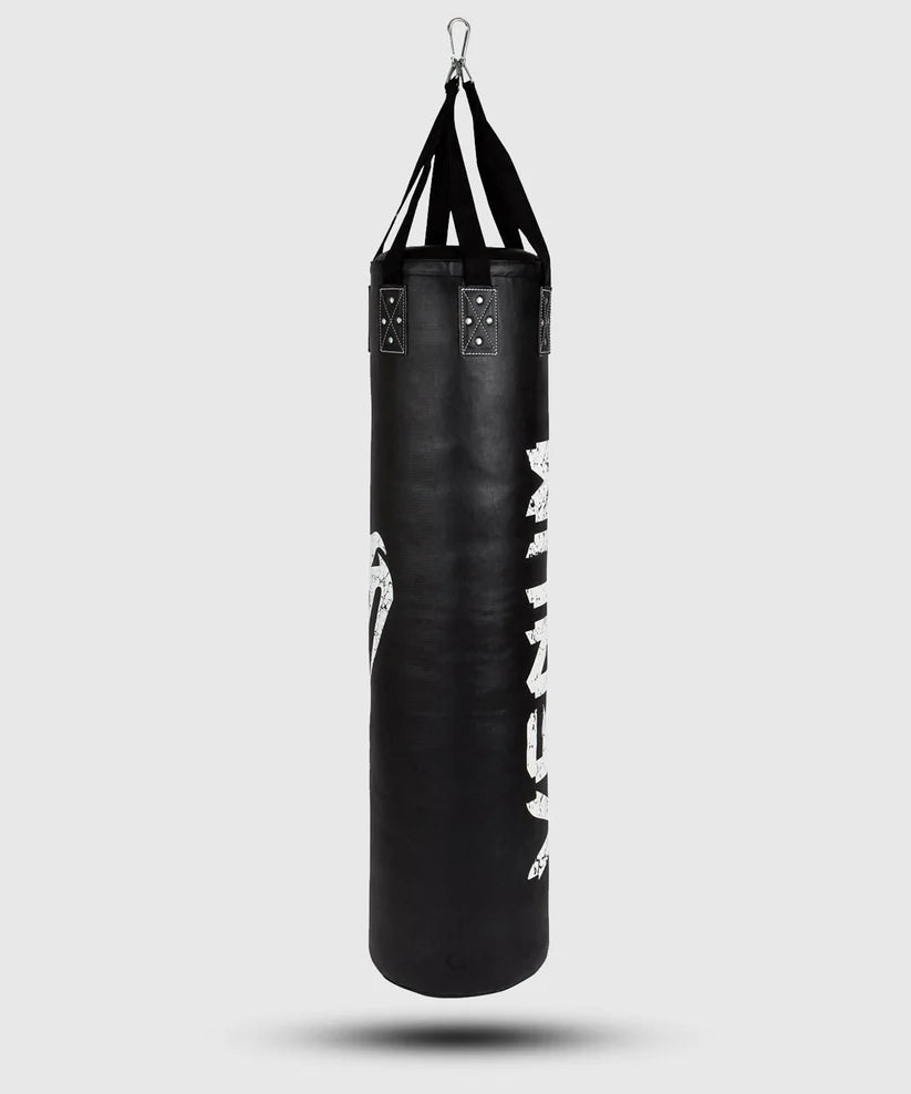 Venoxis Challenger Heavy bag + Ceiling Hook - Black/White - Filled
