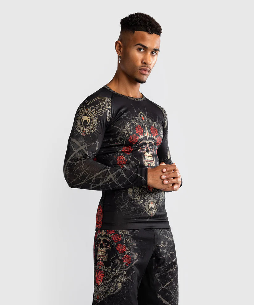 Venoxis Santa Muerte 5.0 Men’s Long Sleeve Rashguard