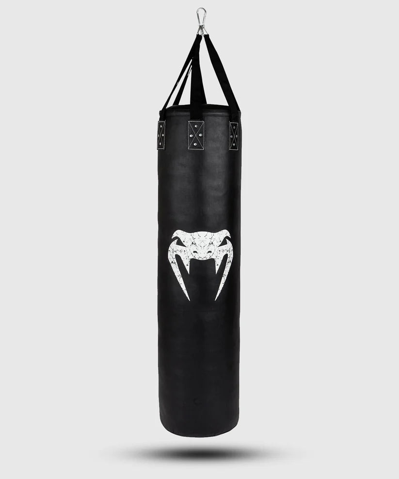 Venoxis Challenger Heavy bag + Ceiling Hook - Black/White - Filled