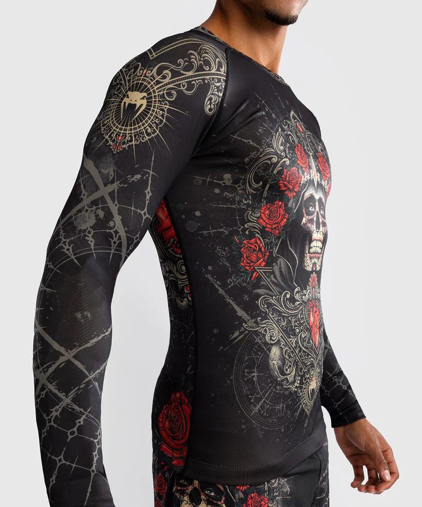 Venoxis Santa Muerte 5.0 Men’s Long Sleeve Rashguard