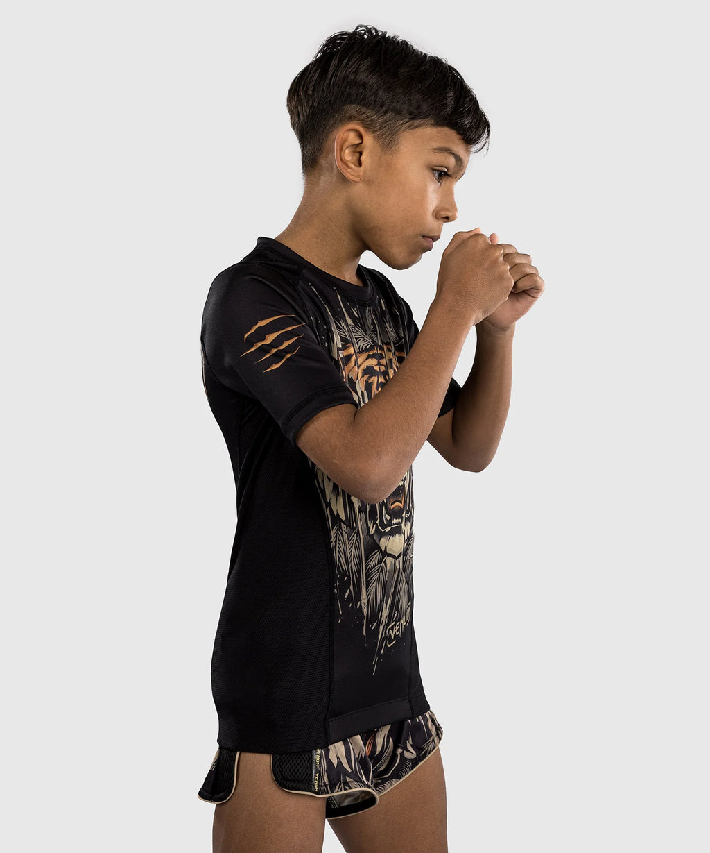 Venoxis Tiger Kids Short Sleeve Rashguard