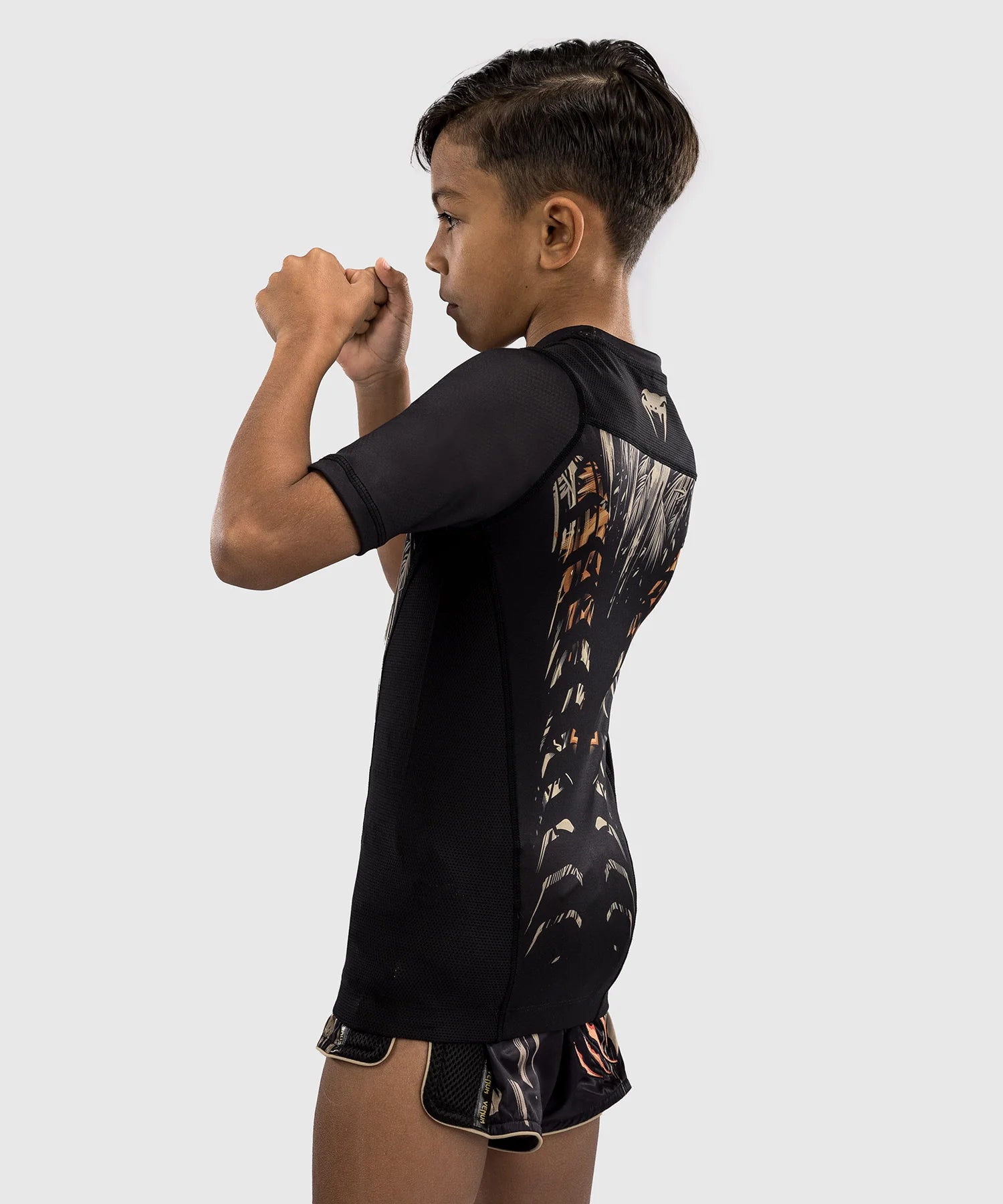 Venoxis Tiger Kids Short Sleeve Rashguard